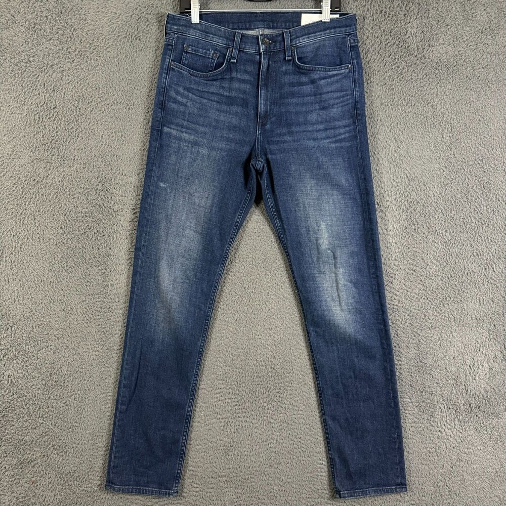 Rag & Bone Jeans Mens 32x32 Blue Fit 2 Slim Stretch Dark Wash Denim Pants